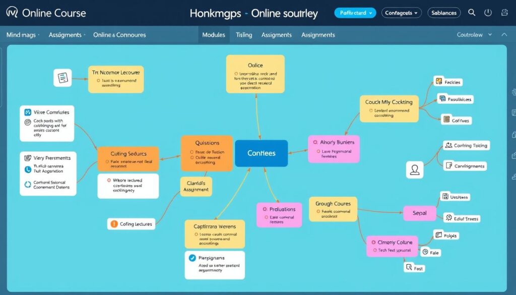 online course content structure